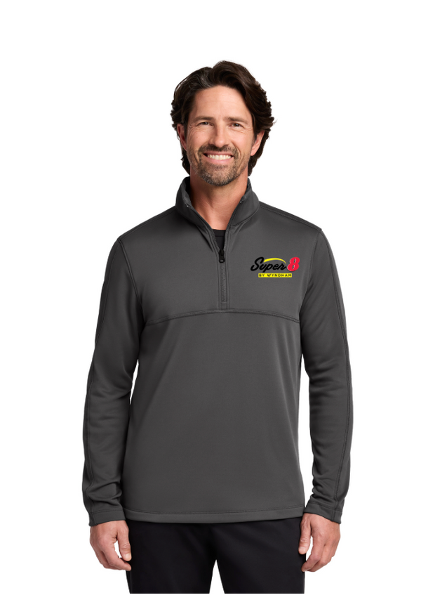 Super 8 Port Authority Smooth Fleece 1/4-Zip